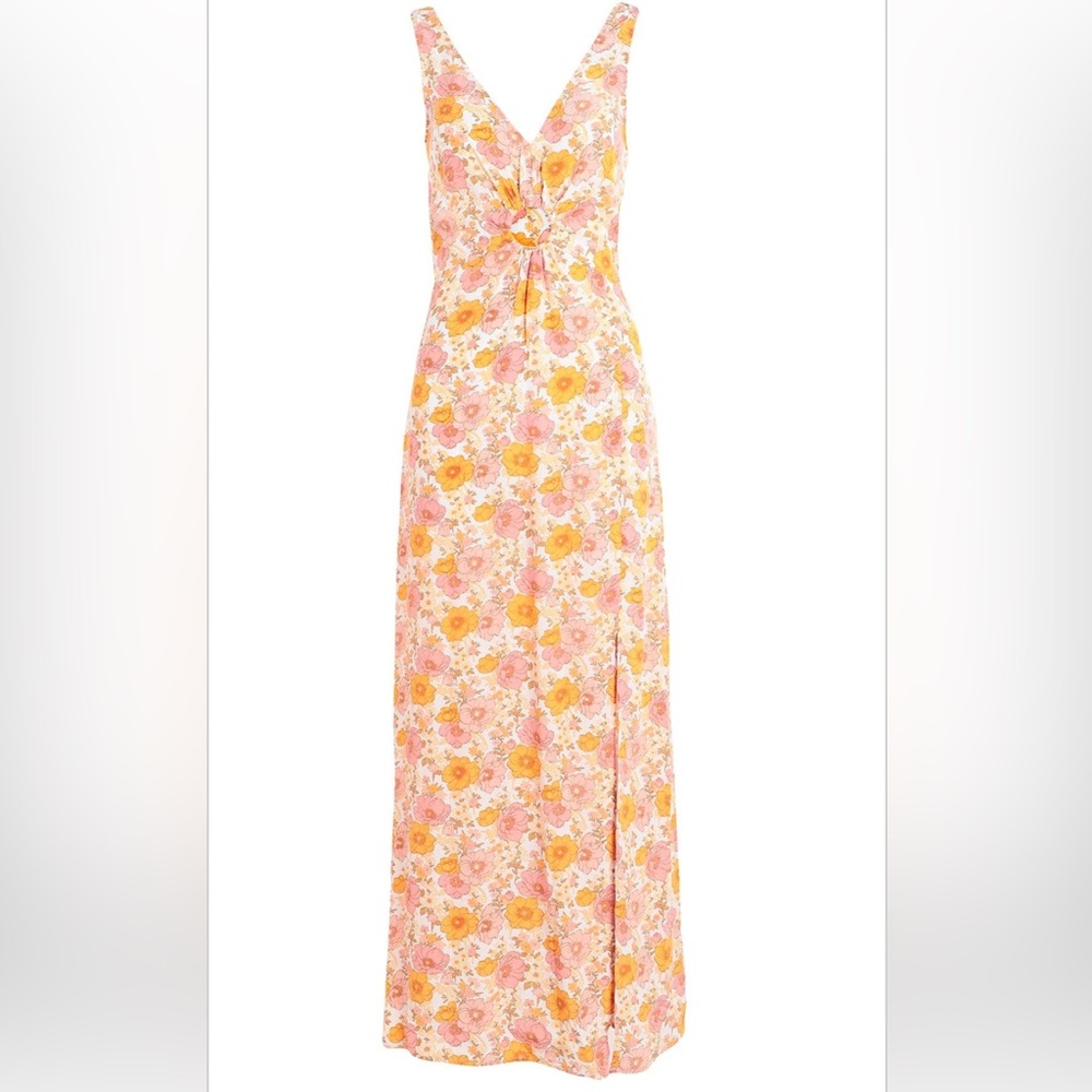 & Other Stories Ivory, pink, orange Maxi Dress | NWT